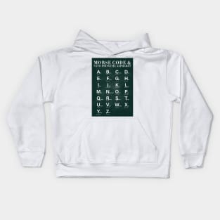 Morse Code Kids Hoodie